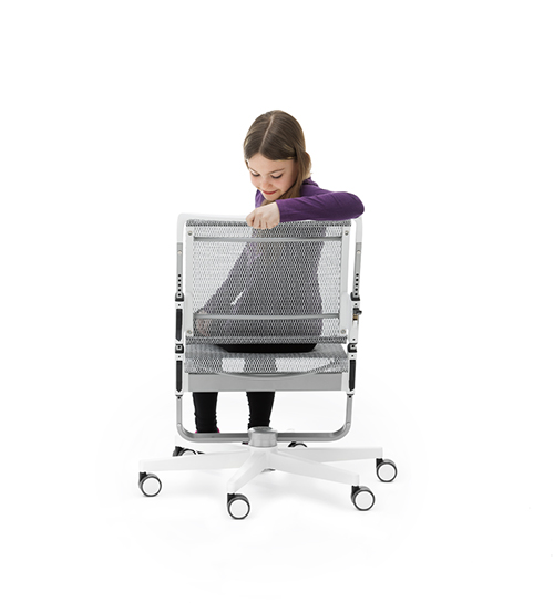 šedá Detská rastúca stolička model Scooter 
